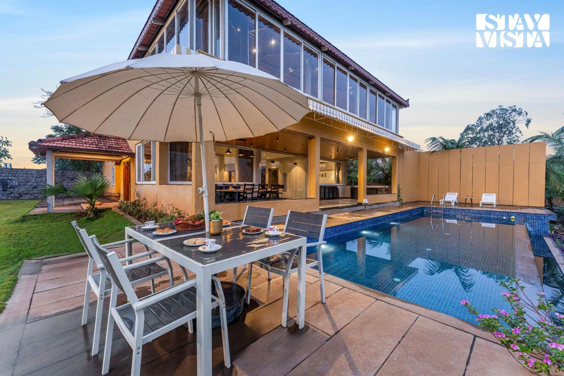 Stayvista At Countryside Meadows With Pool, Ac Púna Exteriér fotografie