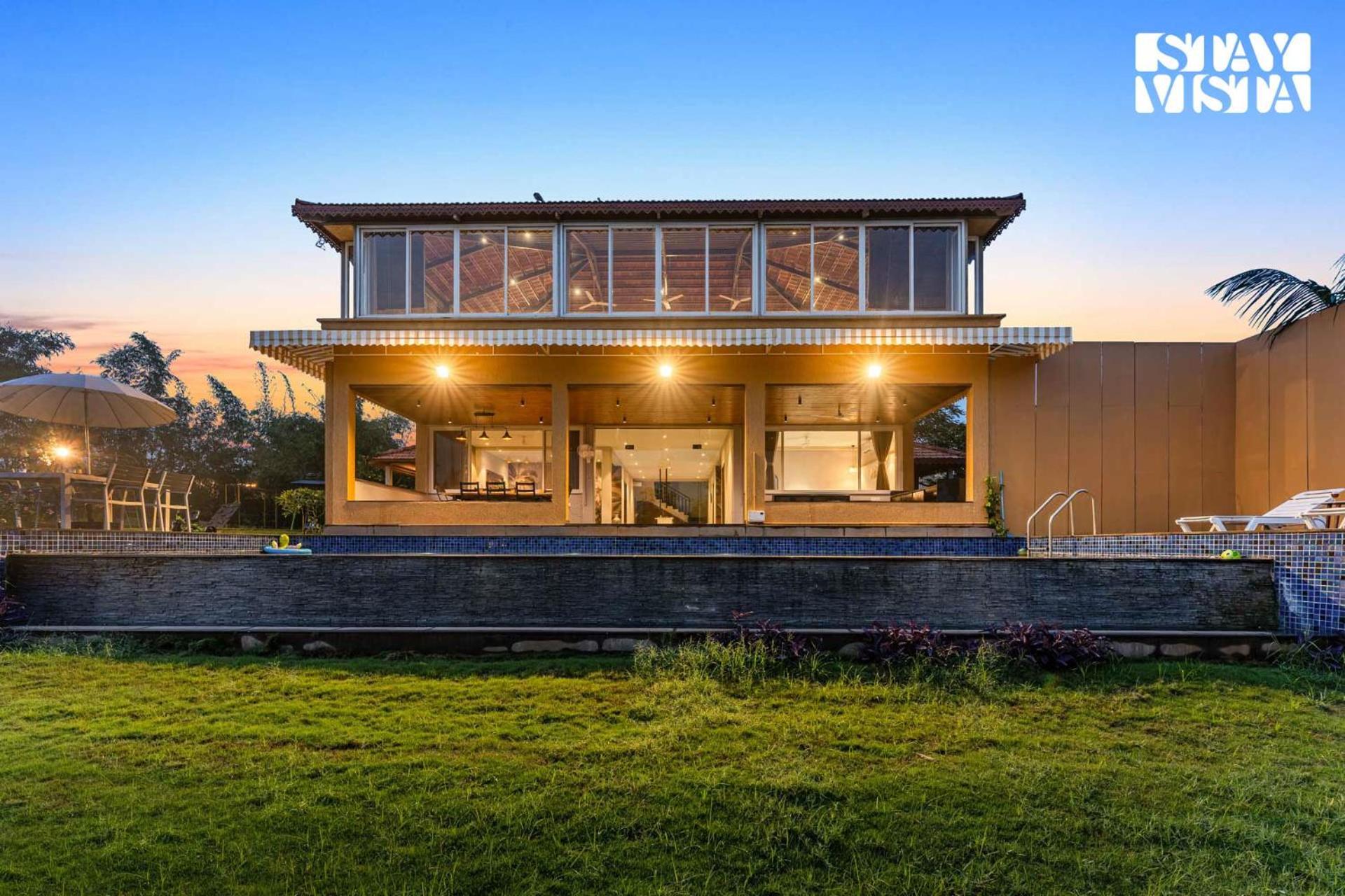 Stayvista At Countryside Meadows With Pool, Ac Púna Exteriér fotografie
